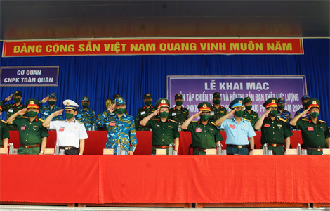 Khai mạc Diễn tập chiến thuật và Hội thi bắn đạn thật các lực lượng Phòng không năm 2022