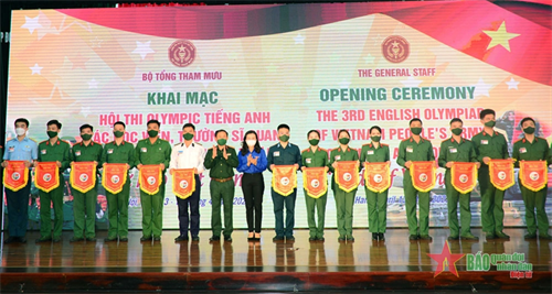 Khai mạc Hội thi Olympic tiếng Anh các nhà trường Quân đội