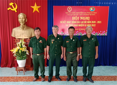 Câu lạc bộ cựu chiến binh-cựu quân nhân làm kinh tế tỉnh Tây Ninh triển khai nhiệm vụ năm 2022