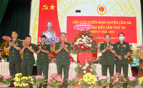 Đại hội đại biểu Hội Cựu chiến binh huyện Lâm Hà