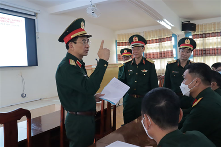 Đại tướng Phan Văn Giang, Bộ trưởng Bộ Quốc phòng thăm và làm việc tại Học viện Lục quân