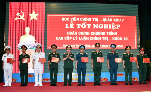 175 cán bộ tốt nghiệp lớp hoàn chỉnh chương trình cao cấp lý luận chính trị