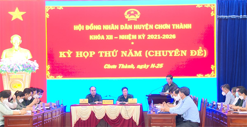 Huyện Chơn Thành diễn tập khu vực phòng thủ năm 2022