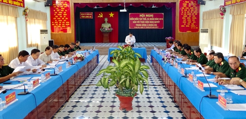 Đảng ủy Quân sự tỉnh Long An: triệt để khắc phục tồn tại yếu kém