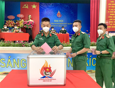 Đại hội Đoàn Cơ sở Tiểu đoàn Kiểm soát Quân sự 31 thành công tốt đẹp