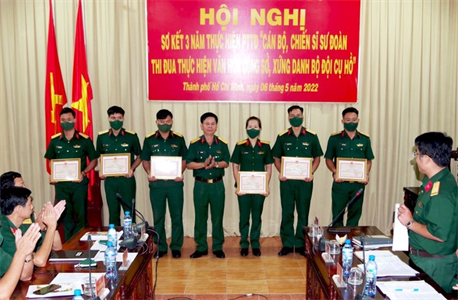 Sư đoàn 9 sơ kết Phong trào thi đua “Văn hóa công sở, xứng danh Bộ đội Cụ Hồ”