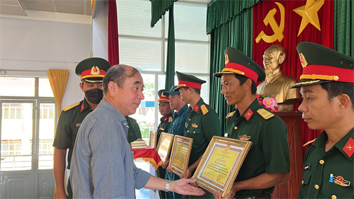 Đảng ủy Quân sự huyện Long Điền tổng kết 10 năm về công tác hậu cần Quân đội