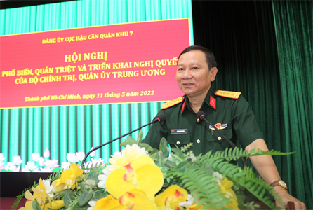 Cục Hậu cần: Quán triệt và triển khai nghị quyết của Bộ Chính trị, Quân ủy Trung ương