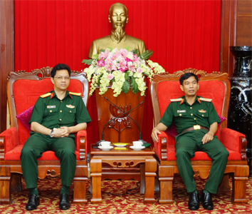 Bộ Tư lệnh 86 thăm Bộ Tư lệnh Quân khu 7