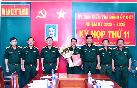 Ủy ban kiểm tra Đảng uỷ Quân khu 7 hội nghị thường kỳ phiên thứ 11