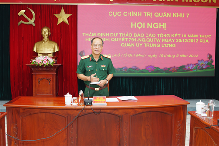 Thẩm định Dự thảo báo cáo Tổng kết 10 năm thực hiện Nghị quyết 791