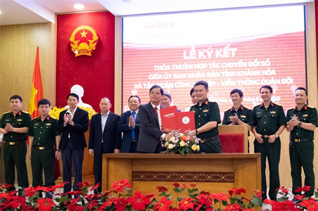 Viettel hợp tác chuyển đổi số tỉnh Khánh Hòa