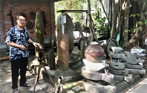 Người lưu giữ hơn 800 kỷ vật chiến tranh