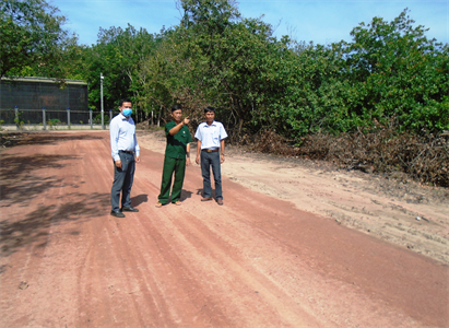 Cựu chiến binh Đặng Xuân Đối hiến đất mở đường