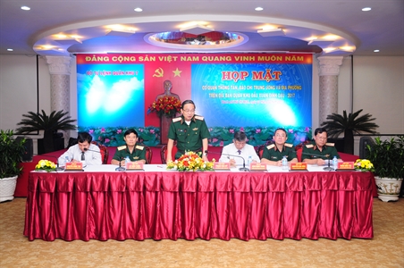 Quân khu 7
Họp mặt cơ quan thông tấn, báo chí Trung ương, địa phương trên địa bàn.