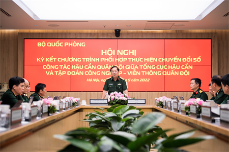 Viettel thực hiện chuyển đổi số công tác hậu cần Quân đội
