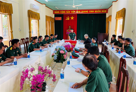 Ban CHQS huyện Chơn Thành hoàn thành tốt nhiệm vụ quân sự quốc phòng 6 tháng đầu năm 2022