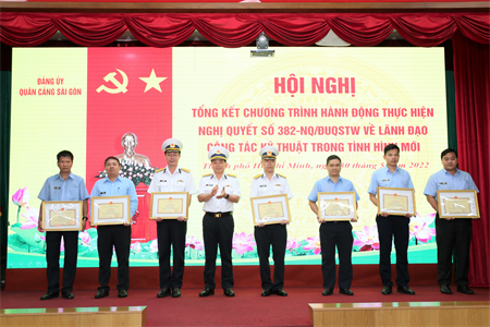 Đảng ủy Quân cảng Sài Gòn thực hiện tốt Nghị quyết 382 của Quân ủy Trung ương