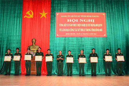 Tỉnh Bình Phước tổng kết 15 năm thực hiện Nghị quyết 382 về lãnh đạo công tác kỹ thuật