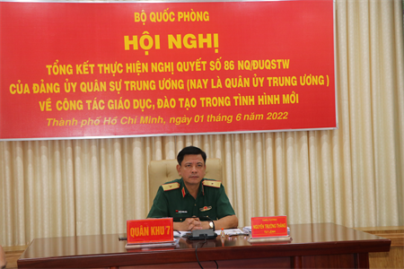 Bộ Quốc phòng tổng kết thực hiện Nghị quyết số 86 về công tác giáo dục, đào tạo trong tình hình mới