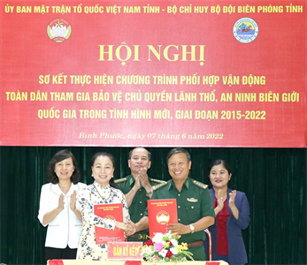 Vận động toàn dân tham gia bảo vệ chủ quyền lãnh thổ, an ninh biên giới quốc gia