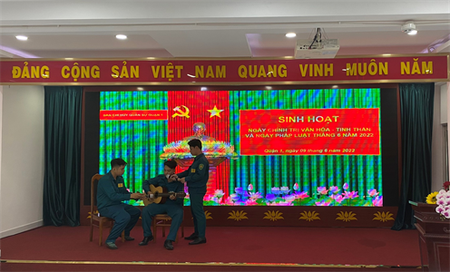 Quận 1: Phát huy hiệu quả Ngày chính trị - văn hóa tinh thần và Ngày pháp luật