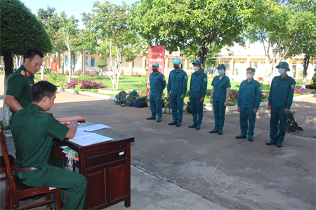 Tỉnh Bình Phước khai giảng huấn luyện Đại đội Dân quân thường trực đợt 2/2022