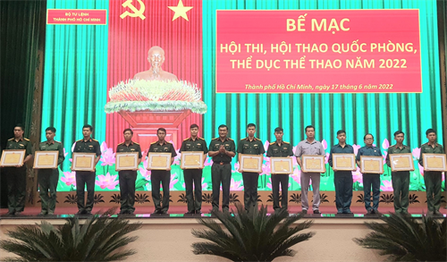 Bế mạc Hội thao Quốc phòng, Thể dục thể thao LLVT TPHCM