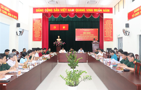 Cụm thi đua 3, Bộ Tư lệnh TPHCM sơ kết thi đua 6 tháng đầu năm