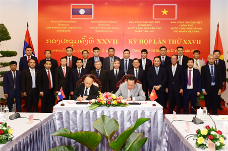 Việt Nam – Lào, tiếp tục thực hiện “Việc nghĩa, việc tình”