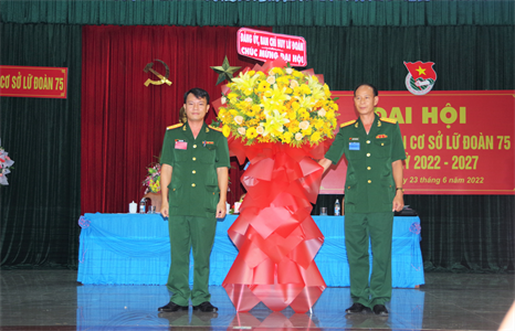 Đại hội đại biểu Đoàn cơ sở Lữ đoàn 75 nhiệm kỳ 2022-2027