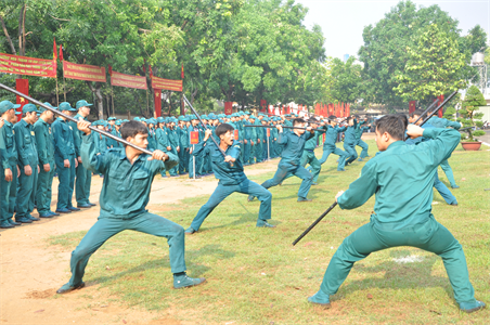 LLVT quận Tân Phú hoàn thành tốt nhiệm vụ quân sự, quốc phòng 6 tháng đầu năm 2022