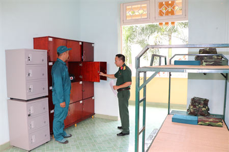 Ban Chỉ huy Quân sự thị xã Bến Cát hội thi “Trụ sở chính quy xanh, sạch, đẹp”