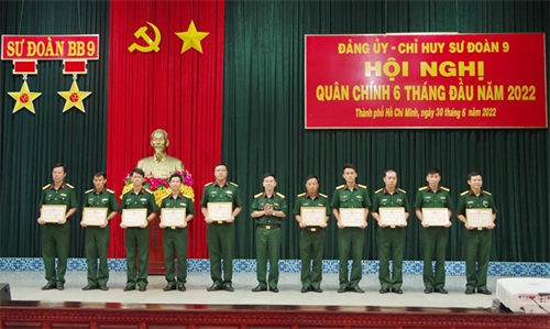 Sư đoàn 9, Quân đoàn 4 hội nghị quân chính 6 tháng đầu năm 2022
