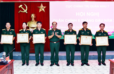 Cục Chính trị Quân khu 7 triển khai nhiệm vụ 6 tháng cuối năm 2022