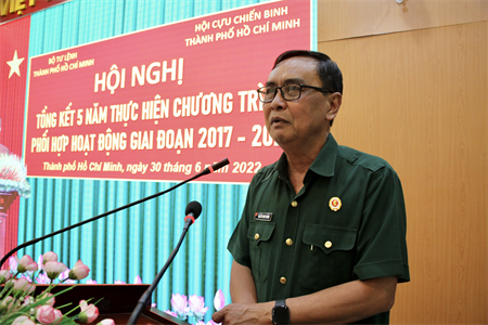 Đẩy mạnh công tác phối hợp giữa Hội Cựu chiến binh và LLVT TPHCM