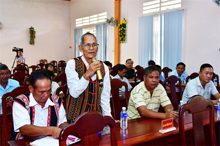 Đoàn KT-QP 778 gặp mặt Già làng, trưởng thôn 6 tháng đầu năm 2022