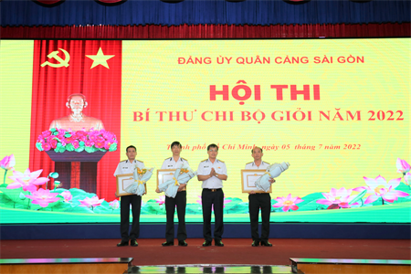 Đảng ủy Quân cảng Sài Gòn Hội thi bí thư chi bộ giỏi năm 2022