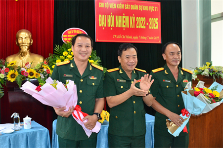 Chi bộ Viện kiểm sát Quân sự khu vực 71 Đại hội nhiệm kỳ 2022 – 2025 thành công tốt đẹp