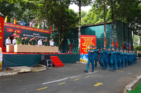 LLVT thành phố Thủ Đức khai mạc Hội thao trung đội Dân quân cơ động năm 2022