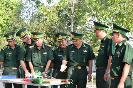 Bộ đội Biên phòng Long An: ra quân huấn luyện năm 2017