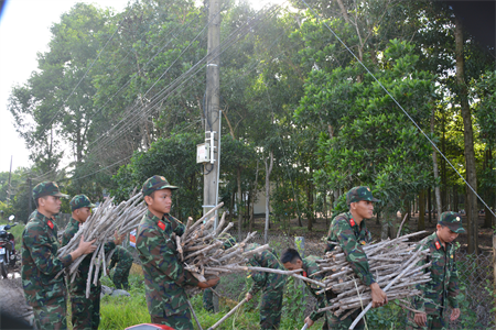 Huyện Châu Thành, tỉnh Tây Ninh: Đồng loạt ra quân làm công tác dân vận đợt I năm 2022