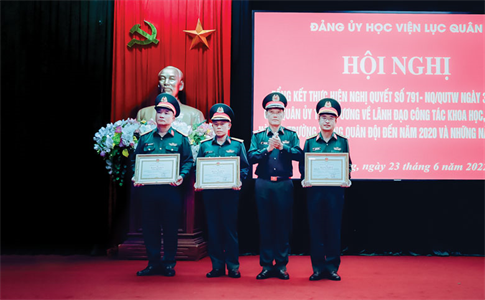 Học viện Lục quân chú trọng công tác nghiên cứu khoa học