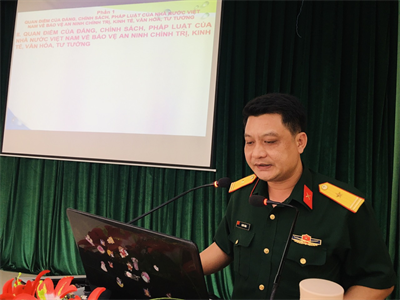 Huyện Châu Đức bồi dưỡng kiến thức quốc phòng - an ninh cho 100 cán bộ, công chức, viên chức