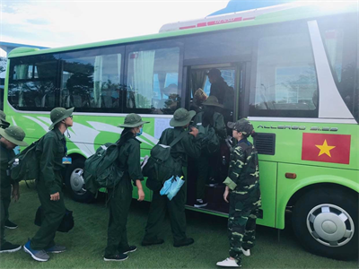 Tỉnh Bình Thuận: Hơn 80 "chiến sĩ nhí" tham gia học kỳ trong Quân đội