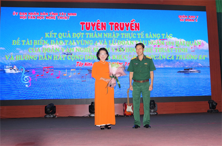 Sư đoàn 5 phối hợp tổ chức tuyên truyền biển, đảo