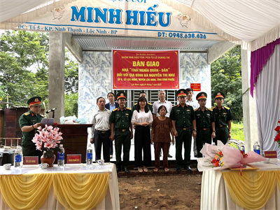 Sư đoàn 302 về nguồn tại huyện Lộc Ninh, tỉnh Bình Phước