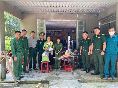 Sư đoàn 5 ra quân làm công tác dân vận đợt 1 năm 2022