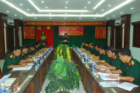 Đảng ủy Trường Quân sự Quân khu hội nghị kiểm điểm kết quả lãnh đạo năm 2016