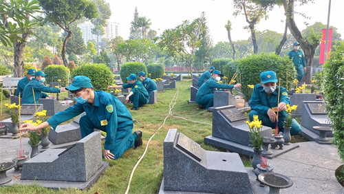 Chi đoàn quân sự Quận 1 tổ chức hoạt động tri ân